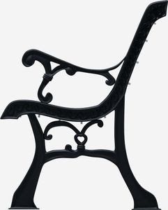 Baster Ławka żeliwna ogrodowa, parkowa na taras id.0111 2