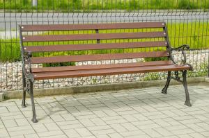 Baster Ławka żeliwna ogrodowa, parkowa na taras id.0111 3
