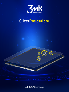 Zabezpieczenie ekranu folią HD ultra odporną na uszkodzenia, uderzenia i bakterie (Silver Protection+) 2