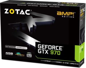 Karta graficzna Zotac GeForce GTX 970 AMP! 4GB GDDR5 (256 bit) DVI, HDMI, 3x DP, BOX (ZT-90110-10P) 7