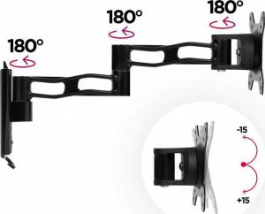 Duronic Uchwyt ścienny na monitor 13" - 30" DM35W1X3 (5M-3K2O-JROQ) 5