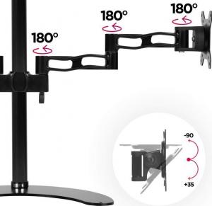 Duronic Stojak biurkowy na 2 monitory 13" - 27" DM35D2 (FN-FJXZ-MEJN) 5