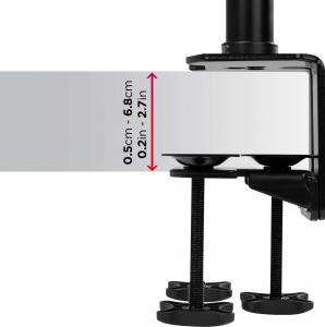 Duronic Uchwyt biurkowy na 4 monitory 15" - 27" DM454 (H5-J105-9RNY) 7