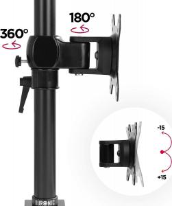 Duronic Uchwyt biurkowy na 2 monitory 13" - 27" DM35V2X1 (M9-726R-LRK8) 5