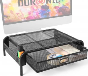 Duronic Duronic DM072 Podstawka pod monitor półka szufladą 1