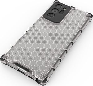 Braders Etui z żelową ramką Honeycomb do Samsung Galaxy Note 20 niebieski 6