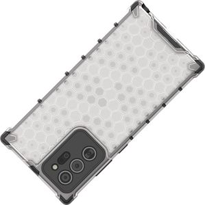 Braders Etui z żelową ramką Honeycomb do Samsung Galaxy Note 20 niebieski 8