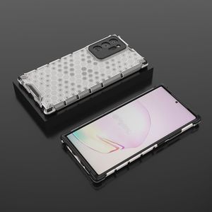 Braders Etui z żelową ramką Honeycomb do Samsung Galaxy Note 20 przezroczysty 13