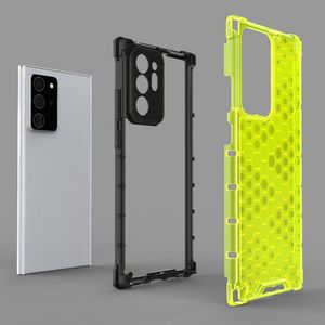 Braders Etui z żelową ramką Honeycomb do Samsung Galaxy Note 20 przezroczysty 5