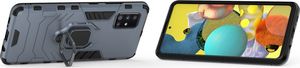 Braders Pancerne hybrydowe etui Ring Armor + magnetyczny uchwyt do Samsung Galaxy A51 5G niebieski 6