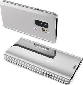 Braders Etui z klapką Clear View Case do Samsung Galaxy A50 srebrny 2