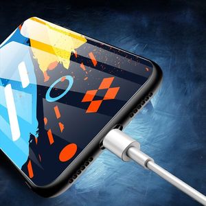 Braders Etui nakładka ze szkła hartowanego Color Glass Case z osłoną na aparat do iPhone 11 wzór 2 8