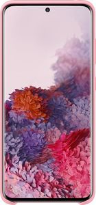 Braders Elastyczne silikonowe etui Silicone Case do Samsung Galaxy S20 różowy 2