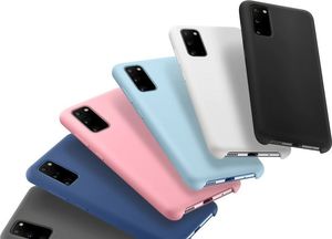 Braders Elastyczne silikonowe etui Silicone Case do Samsung Galaxy S20+ (S20 Plus) czarny 6