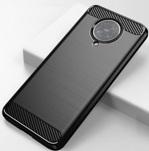 Braders Elastyczne etui Carbon Case do Xiaomi Redmi K30 Pro / Poco F2 Pro czarny 12