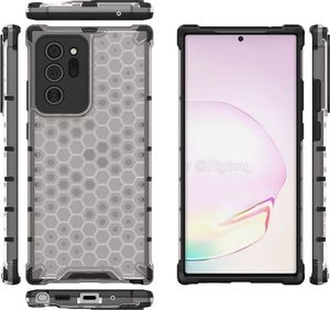 Braders Etui z żelową ramką Honeycomb do Samsung Galaxy Note 20 Ultra przezroczysty 12