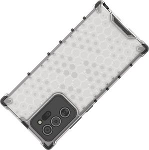 Braders Etui z żelową ramką Honeycomb do Samsung Galaxy Note 20 Ultra przezroczysty 6