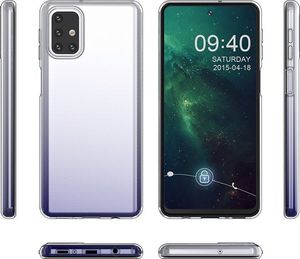 Braders Etui bezbarwne 0.5mm Ultra Clear do Samsung Galaxy M31s 4