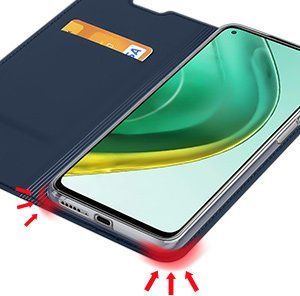 Braders Etui Dux Ducis z klapką + szkło do Xiaomi Mi 10T Pro / Mi 10T niebieski 13