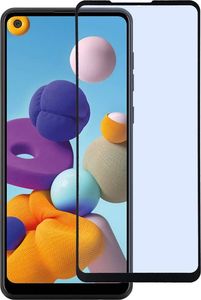 Braders Szkło hartowane Full Glue na cały ekran z ramką do Samsung Galaxy A21S czarny 1