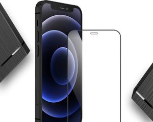 Braders Szkło Hartowane Full Glue do iPhone 12 Mini 3