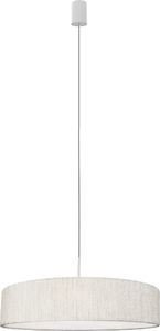 Lampa wisząca Selsey Lampa wisząca Nourie biała średnica 50 cm 1