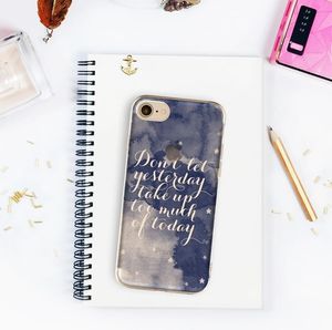 eCarla ETUI NA TELEFON IPHONE 5/5S - DON'T LET YESTERDAY ETUI16WZ3 2