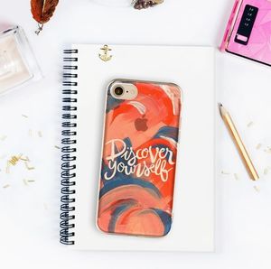 eCarla ETUI NA TELEFON IPHONE 5/5S - DISCOVER YOURSELF ETUI16WZ4 2