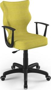 Krzesło biurowe Entelo Norm BA-B-6-B-C-DC19-B Żółte 1