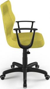 Krzesło biurowe Entelo Norm BA-B-6-B-C-DC19-B Żółte 3