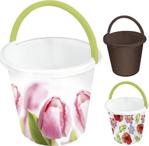 Art-Pol Wiadro z wylewką 10L NADRUK OZDOBNY wzory 12