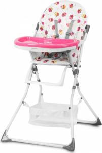Ricokids Krzesełko do karmienia Eldo biało-różowy 11