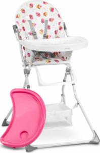 Ricokids Krzesełko do karmienia Eldo biało-różowy 14