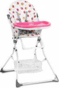 Ricokids Krzesełko do karmienia Eldo biało-różowy 8