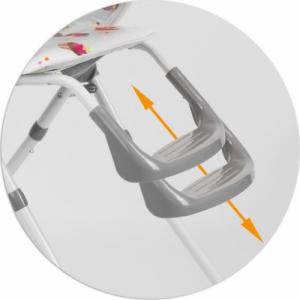 Ricokids Krzesełko do karmienia ze stolikiem FANDO babeczki 4