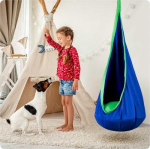 Neo-Sport Kokon fotel wiszący niebieski 10