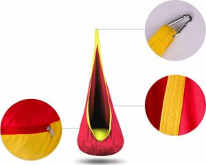 Neo-Sport Kokon fotel wiszący czerwony 6