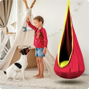 Neo-Sport Kokon fotel wiszący czerwony 9