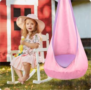 Neo-Sport Kokon fotel wiszący jasnoróżowy 8