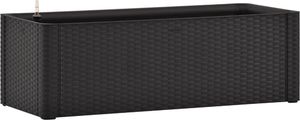 vidaXL Podwyższona donica z systemem podlewania, antracyt, 100x43x33cm 2