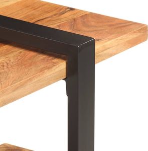 vidaXL Szafka pod TV, 130 x 40 x 40 cm, lite drewno akacjowe 4