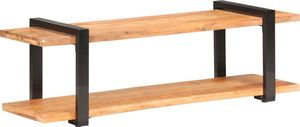 vidaXL Szafka pod TV, 130 x 40 x 40 cm, lite drewno akacjowe 7