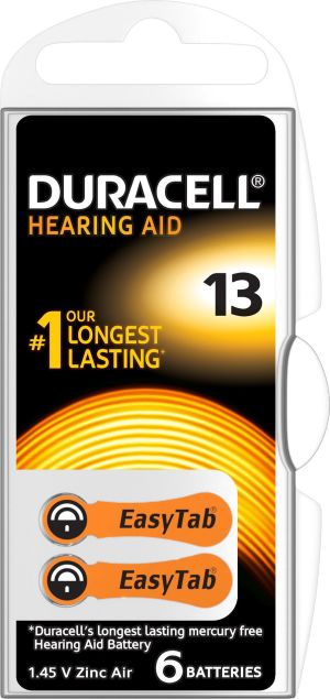 Duracell Bateria do aparatów słuchowych PR48 6 szt. 1