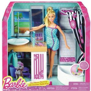 Mattel Barbie Mebelki - Łazienka (CFB63/CFB61) 1