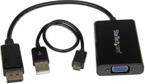 Adapter AV StarTech DisplayPort - D-Sub (VGA) czarny (DP2VGAA) 5