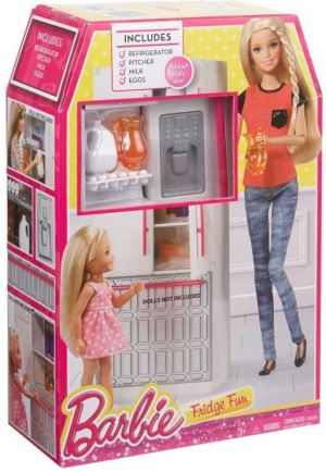 Mattel Barbie Mebelki Lodówka Akcesoria CFG65/CFG70 1