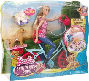 Mattel Barbie Na Rowerze z Pieskami (CLD94) 1