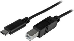 Kabel USB StarTech USB-C - USB-B 1 m Czarny (USB2CB1M) 1