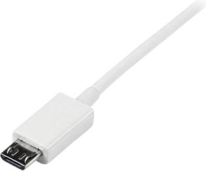 Kabel USB StarTech USB-A - microUSB 2 m Biały (USBPAUB2MW) 3