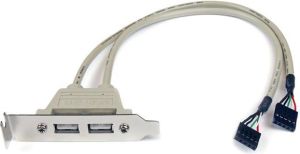 StarTech Śledź 2x USB 2.0 (USBPLATELP) 1